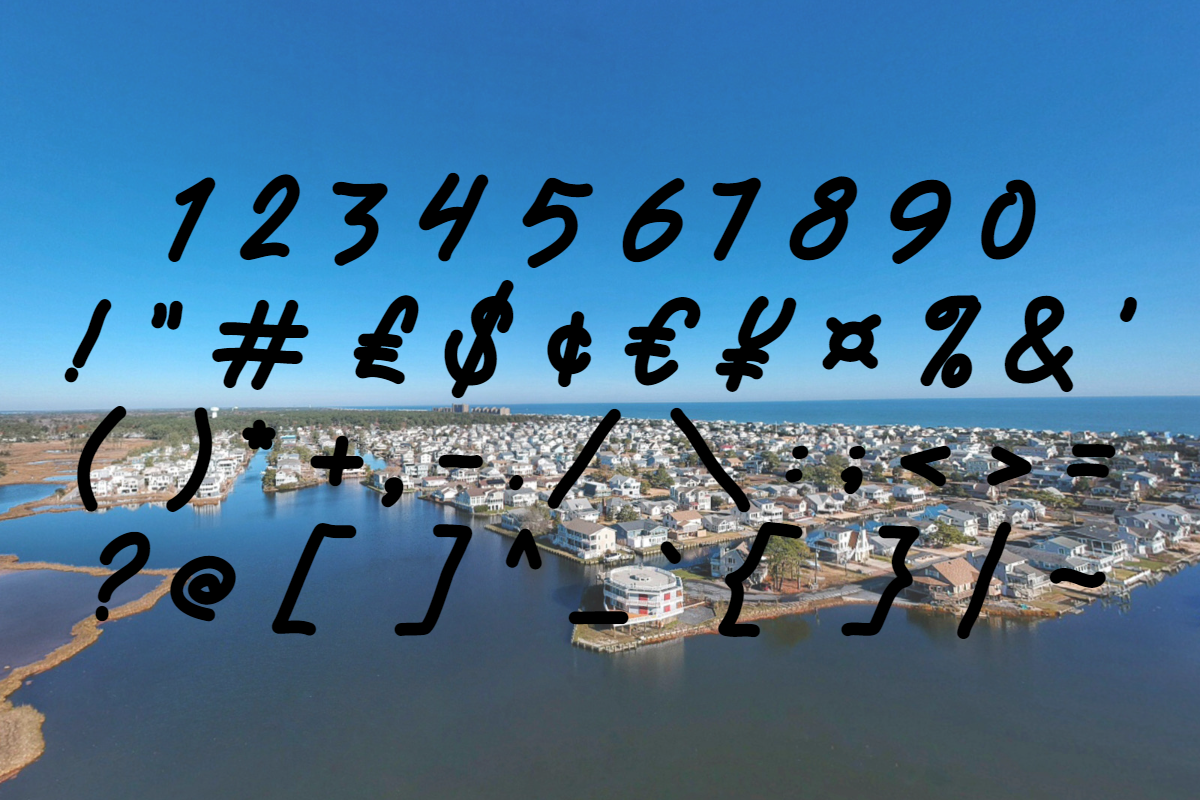 Delaware Rain, a Sans Serif Font by TNE Designs (Photo 3 of 3)