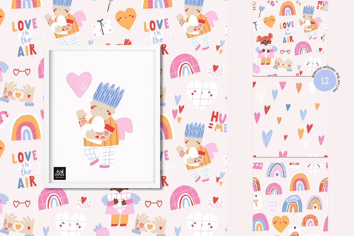 IN LOVE : cute clipart collection, a Person Illustration by avdnadi (Photo 4 of 9)