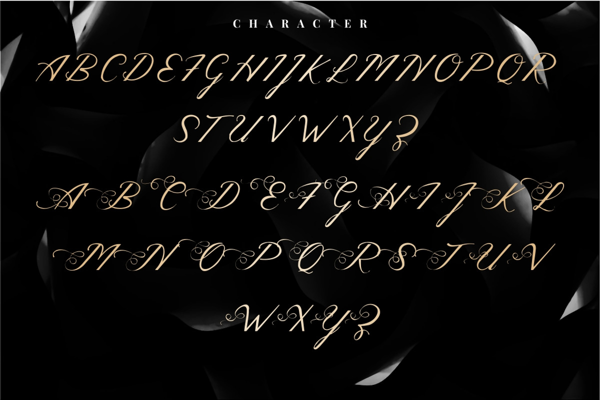 Melodious Script preview 6