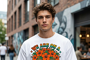 We Are On A Break Summer Design, a Shirt Mockup by Vector Stall (Thumbnail 1 of 8)