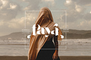 Faya | Stencil Modern Ligature, a Serif Font by ClevUs (Thumbnail 1 of 11)