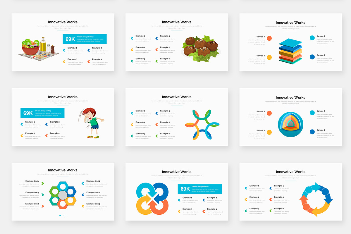 Innovation Process Powerpoint, a Presentation Template by One Percent ...