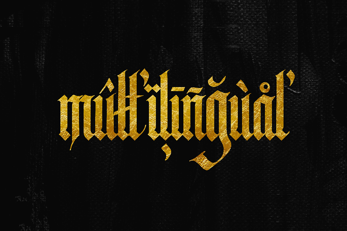 Autherical Typeface, a Blackletter Font by seventhimperium (Photo 3 of 11)