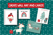 Holiday Magic clipart set, an Illustration by Poppymoondesign (Thumbnail 2 of 3)