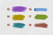 20 Gouache Brushes for Procreate, a Brush Add-On by badrusblue (Thumbnail 4 of 7)