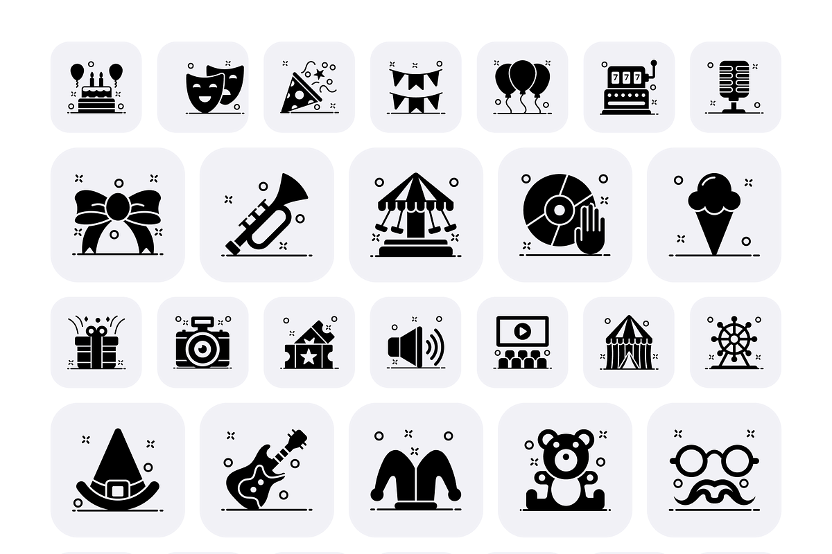 Party and Celebration Icons, a Duotone Icon by Brickclay (Photo 8 of 9)