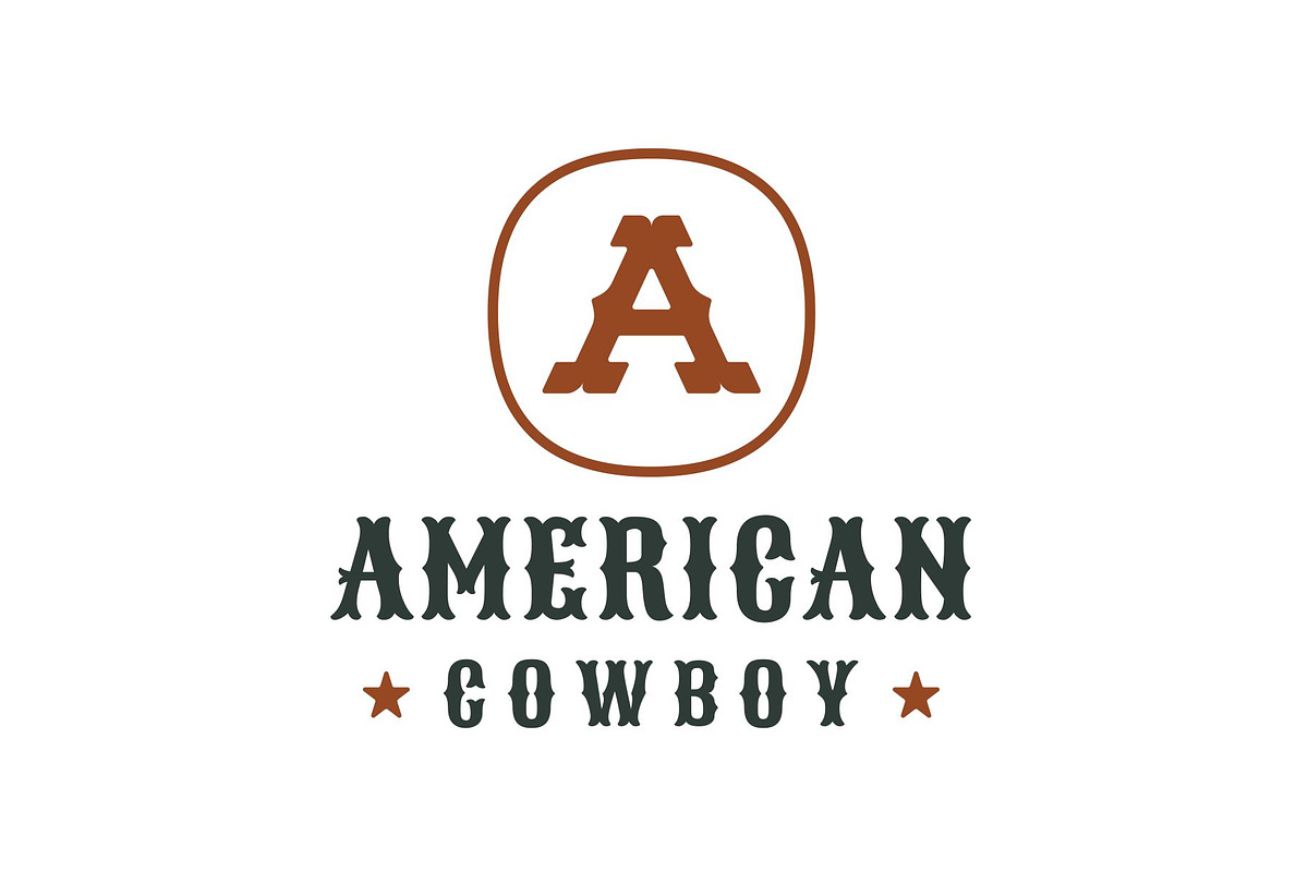 Letter A Western American Old West, a Branding & Logo Template by Buqancreative (Photo 1 of 4)