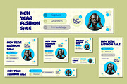 New Year Fashion Web Banner Ads, an UI Kit Template by CreativeShaper (Thumbnail 4 of 4)