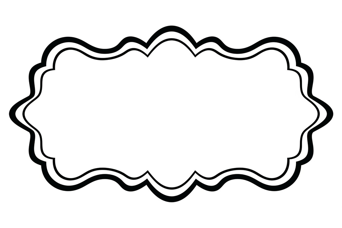 Wavy Scalloped Label Frame Bundle, an Illustration by musafir_fashion (Photo 6 of 51)