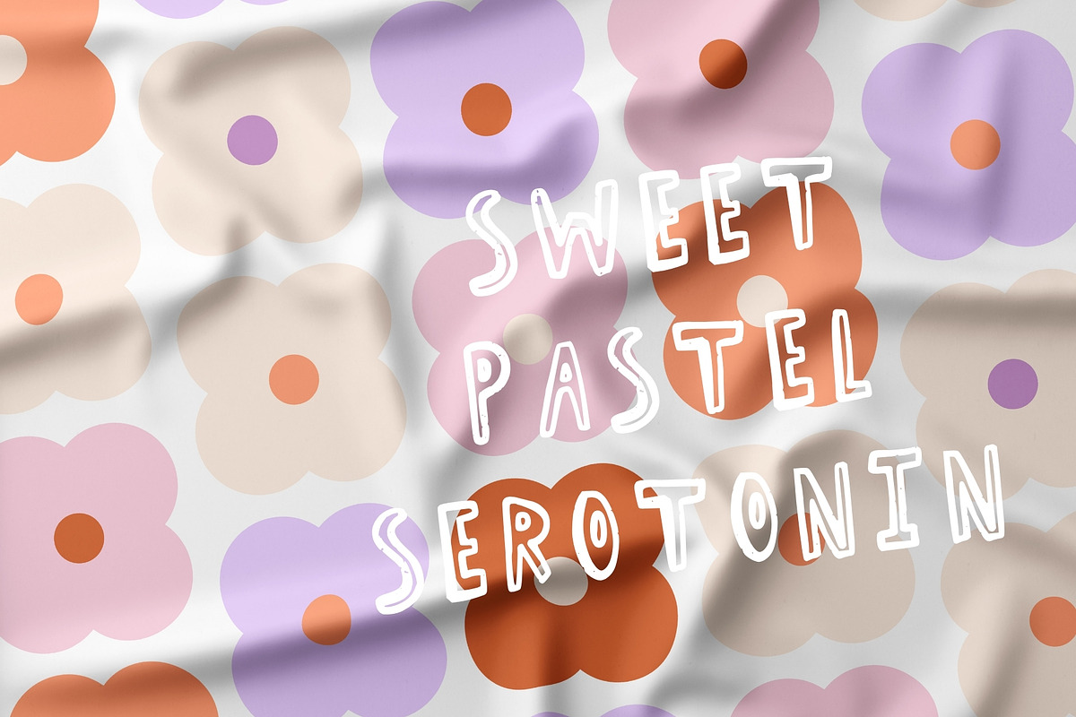 Wave & Blossom Seamless Patterns, a Pattern Graphic by PaperJamLab (Photo 3 of 21)