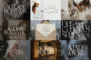Luxury Wedding Font Bundle
