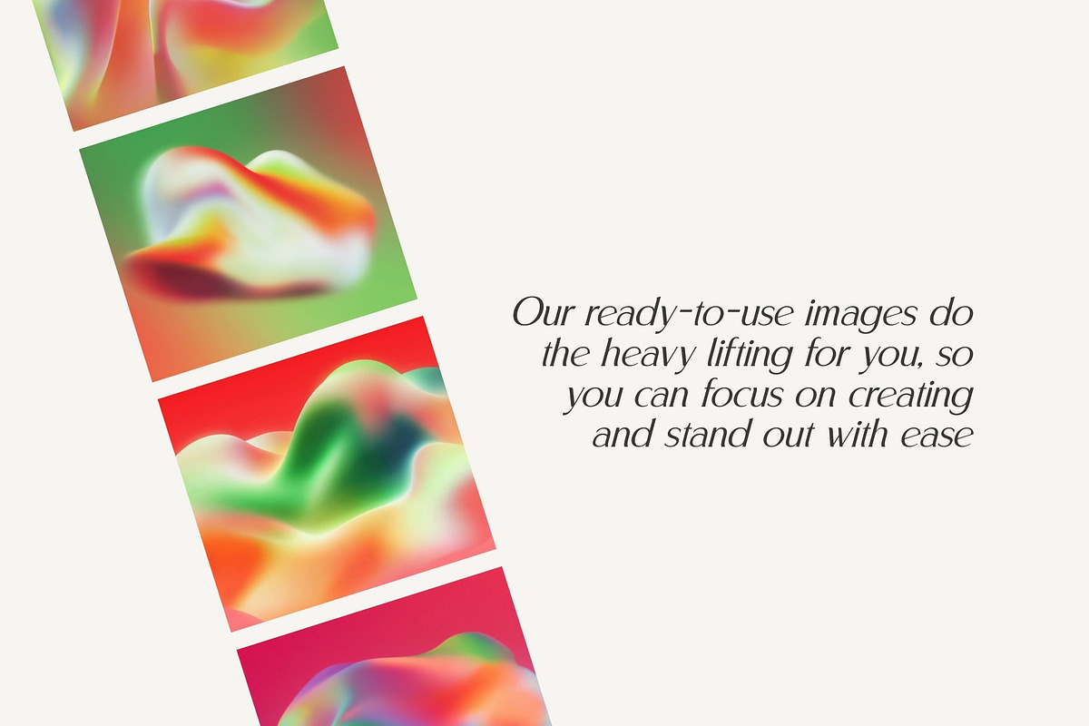 Organic Gradient Shape Wallpapers, a Wallpaper Graphic by HipFonts (Photo 3 of 10)