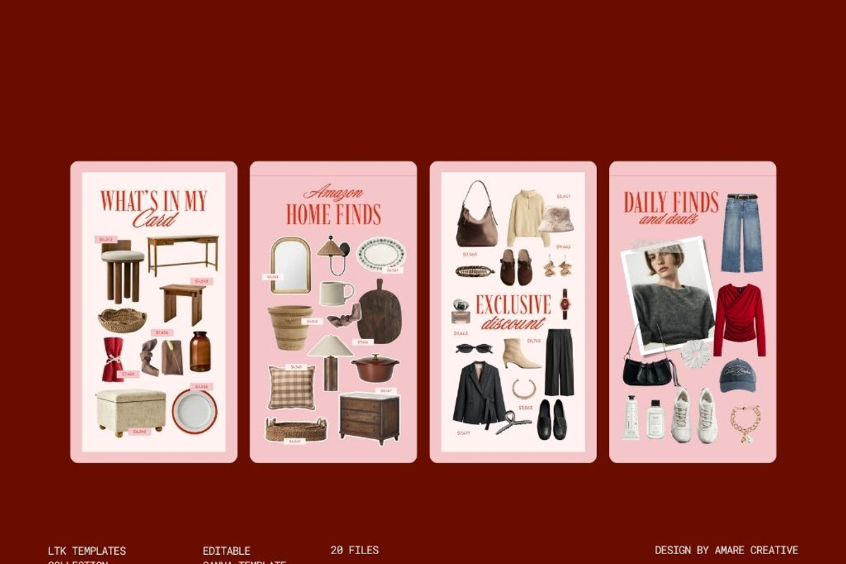 Valentine LTK Instagram Bundle, a Social Media Template by Amaré Creative (Photo 6 of 9)