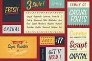 Eastside Brush - Casual Font Trio, a Font by Adam Fathony (Thumbnail 2 of 10)