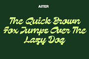 Dx Aiter - Bold Modern Typeface, a Script Font by Dirtyline Studio (Thumbnail 8 of 13)