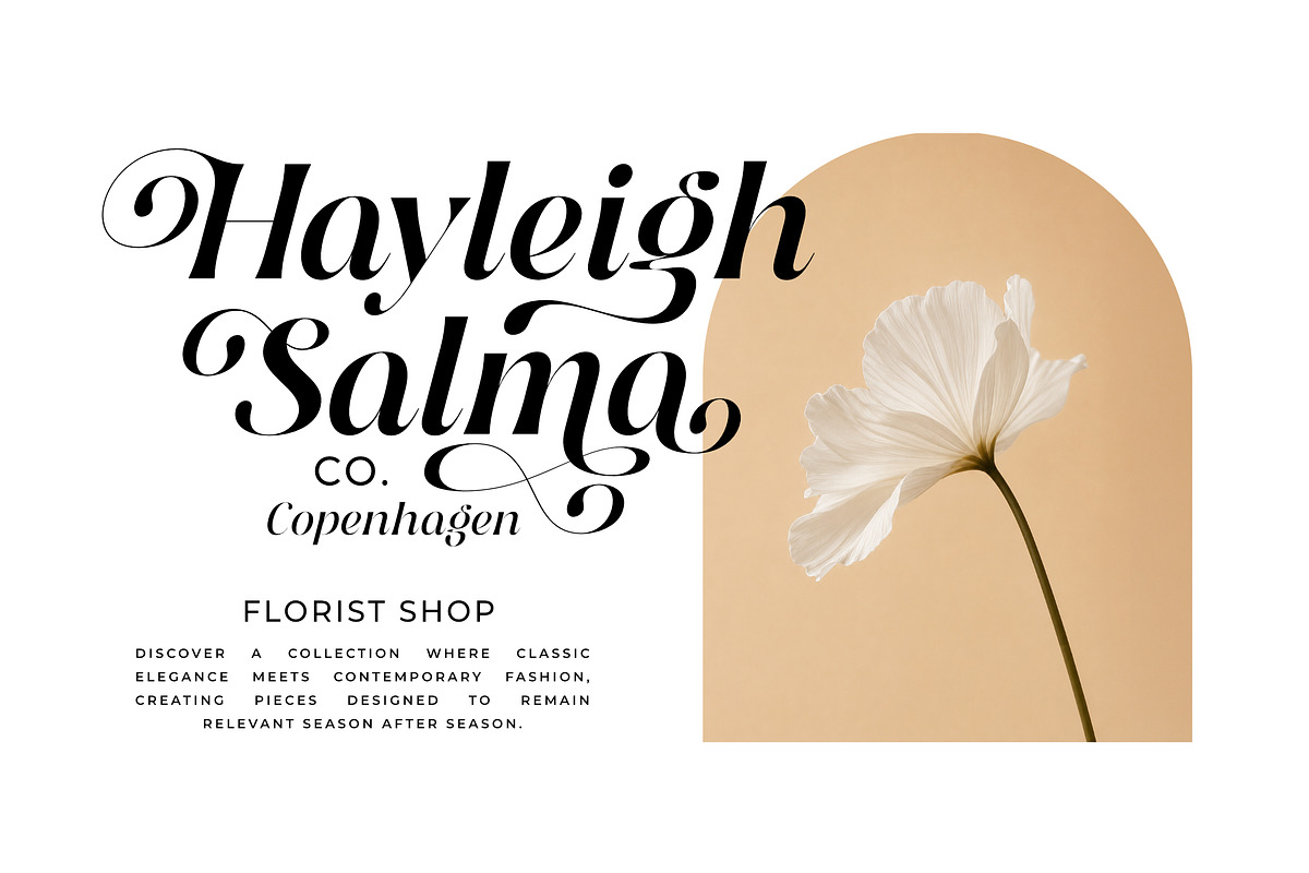 Magiko – Fashion Typeface, a Serif Font by Grezline Studio (Photo 6 of 11)