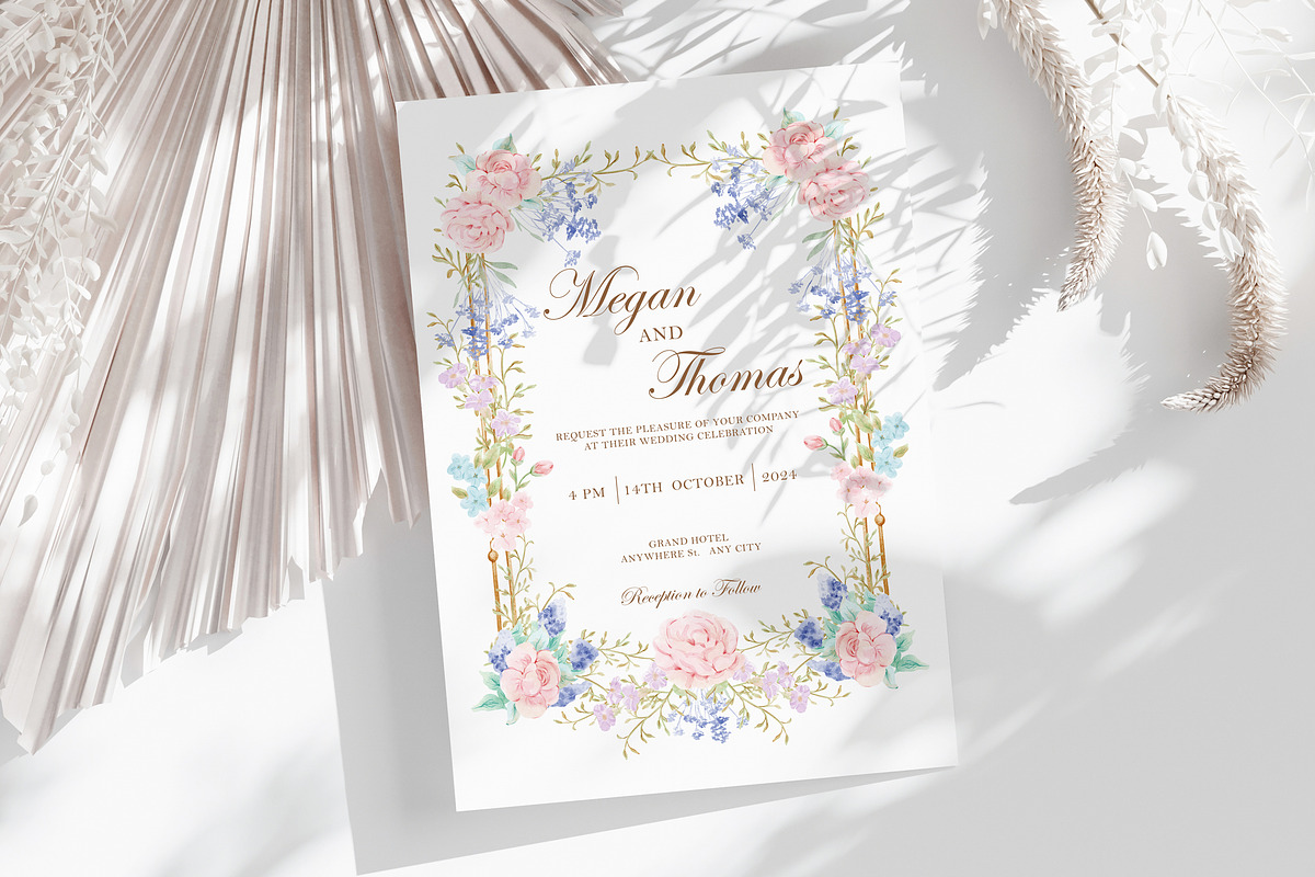 Grandmillennial floral illustrations, an Illustration by TheHappyGiftArt (Photo 6 of 7)