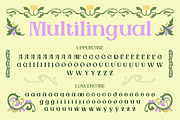 Sanridge - Art Nouveau Typeface, a Serif Font by Artisan Themes (Thumbnail 9 of 11)