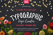 Typographic Logo Creator, a Branding & Logo Template by SNIPESCIENTIST (Thumbnail 1 of 12)