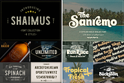 Huge Vintage Font Bundle, a Script Font by Larin Type Co. (Thumbnail 12 of 16)