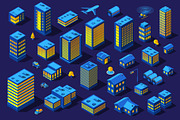 The night smart design kit city, an Object Graphic by AlexZeL (Thumbnail 1 of 3)