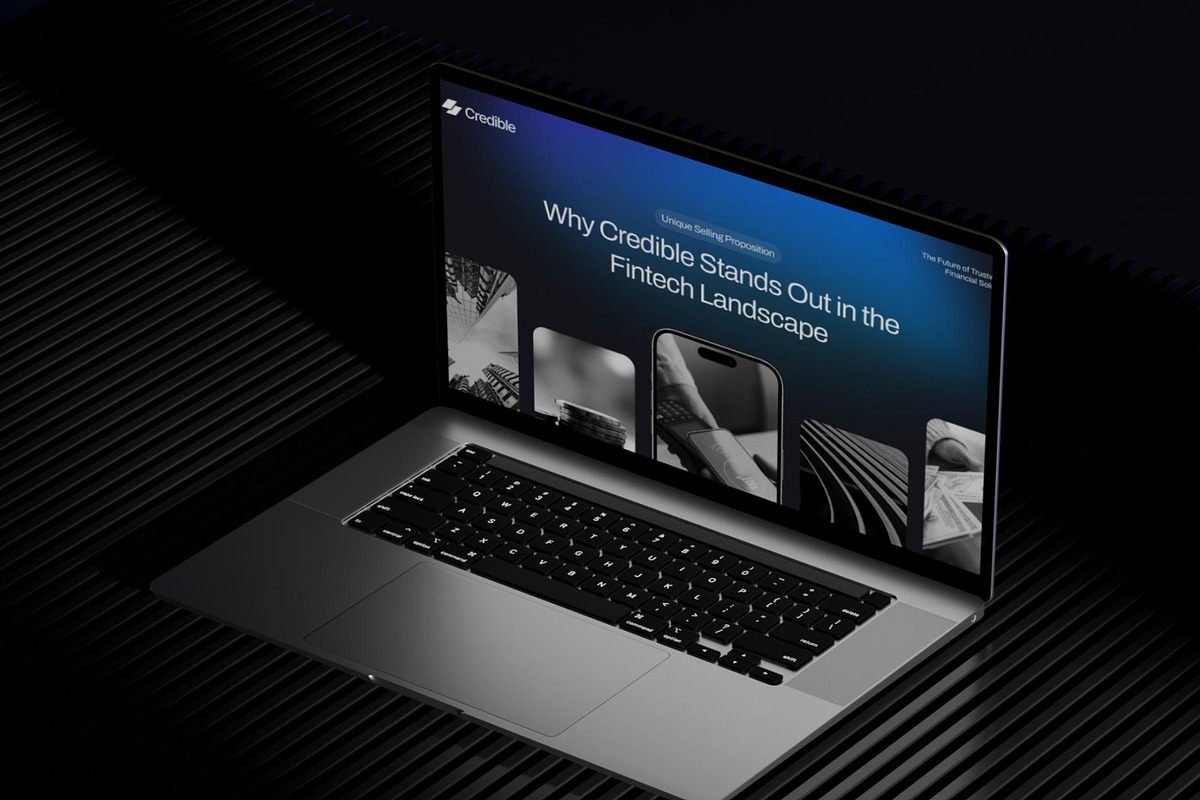 Credible - Fintech Deck Presentation, an UI Kit Template by Creative Perspective (Photo 3 of 7)