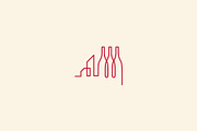 city bar, drink club creative logo, a Branding & Logo Template by Vectoryzen (Thumbnail 1 of 2)
