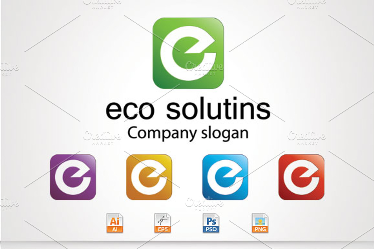 Eco Solutins, a Branding & Logo Template by stock6design