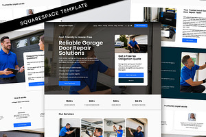 Garage Door Squarespace Website