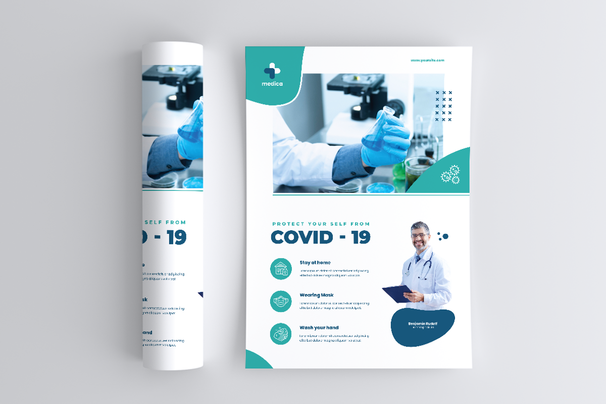 Corona Covid-19 Virus Flyer, a Flyer Template by Rahardi Creative (Photo 5 of 6)