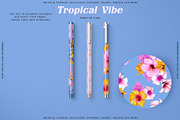 Floral Tropical Vibe, a Wallpaper Graphic by nadispasibenko (Thumbnail 3 of 21)