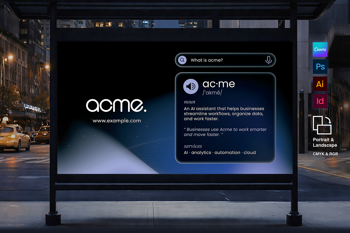 Search Suggestion Ad Concept Templat, a Marketing Template by BrandPacks (Photo 7 of 7)