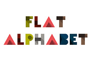 Flat Abstract Type, Alphabet, a Graphic by Lukino (Thumbnail 1 of 2)