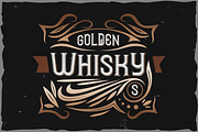 Golden Whisky typeface, a Symbol Font by Fractal fonts & graphics (Thumbnail 1 of 3)