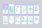 Mobile App UI Kit, a Templates & Theme by alexdndz (Thumbnail 16 of 21)