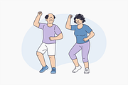 Cardio Workout Illustration, an Object Graphic by Jump Studio (Thumbnail 9 of 12)