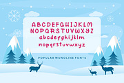 Cuddly Frost Modern Monoline Font, a Handwritten Font by alanwarstd (Thumbnail 4 of 6)