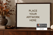 Autumn Horizontal Frame Mockup, a Household Mockup by AYAKA Studio Co. (Thumbnail 2 of 5)