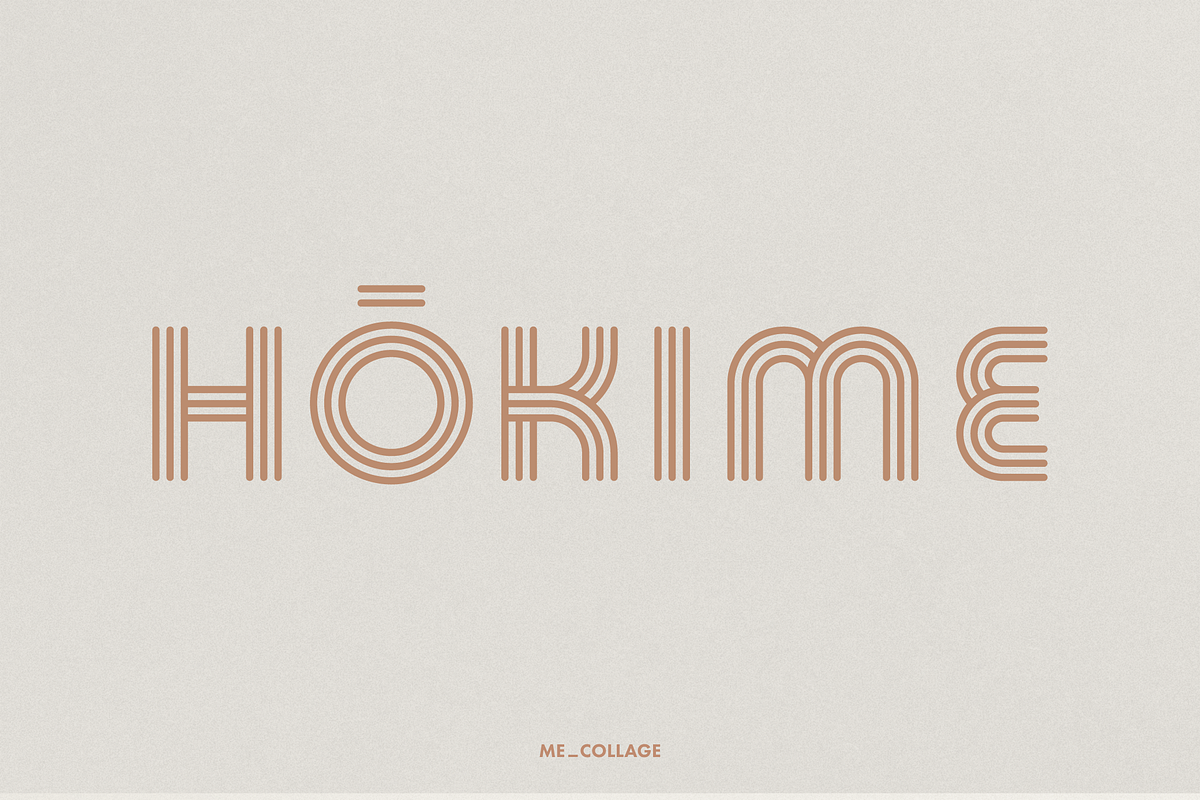 HOKIME - Zen Font With a Retro Vibe, a Sans Serif Font by ME_COLLAGE (Photo 15 of 17)