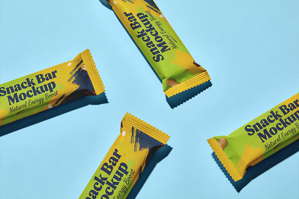 Snack Bar Mockup, a Product Mockup by Pitchlook.Studio (Photo 3 of 4)