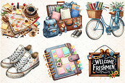 Freshman Year College Back to School, an Illustration by Libby Wishes (Thumbnail 5 of 6)