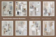 Neutral Modern Abstract Illustration, a Decorative Illustration by Housui Patterns (Thumbnail 4 of 9)