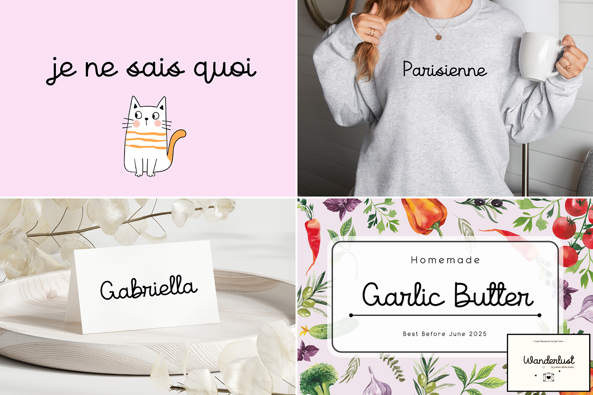 The Cute and Cursive Font Bundle, a Handwritten Font by Sofia Skoog (Photo 9 of 10)