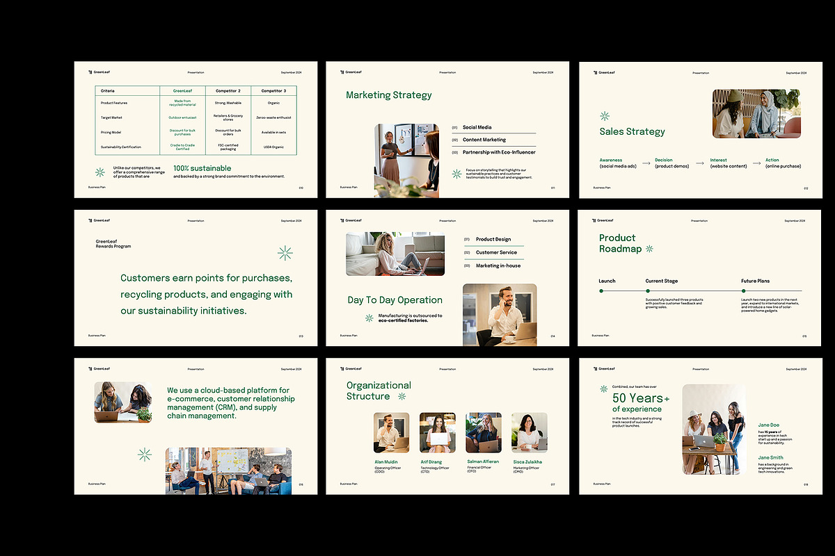 Clean Business Plan PowerPoint, a Presentation Template by Neermana (Photo 3 of 4)