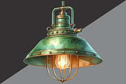 Watercolor Hanging Light Clipart, an Illustration by Black Bird Studio (Thumbnail 6 of 6)