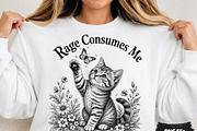 Rage Consumes Me PNG, a Seasonal Illustration by DreamCafeArt (Thumbnail 1 of 6)