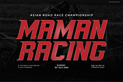 Karbu Speed | Bold Racing Font, a Sans Serif Font by Denustudios (Thumbnail 3 of 12)