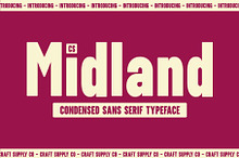 CS Midland – Condensed Font