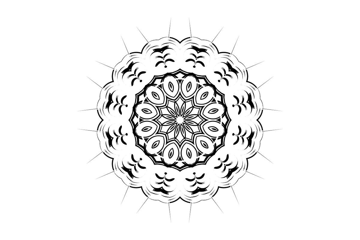 Decorative Mandala Digital Art Pack, a Decorative Illustration by NJ Himel (Photo 72 of 101)