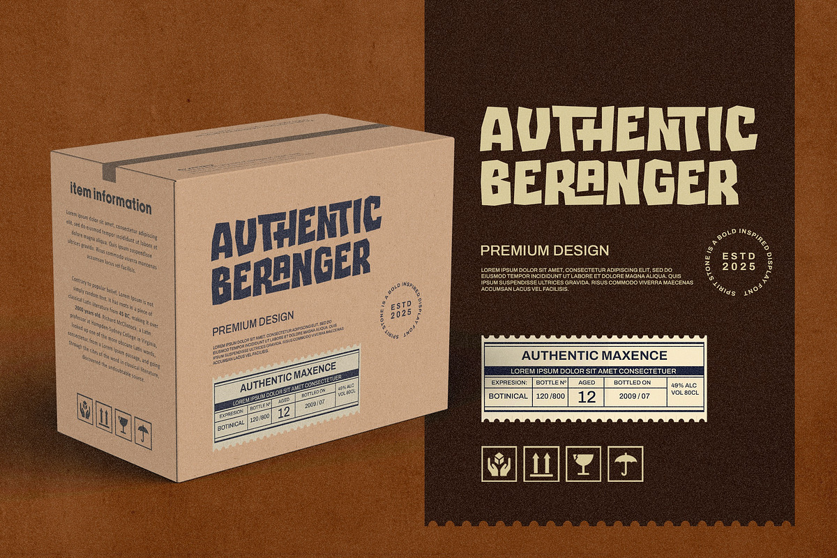 Spirit Stone – Ligature Logo Font, a Sans Serif Font by Lettersiro (Photo 3 of 9)